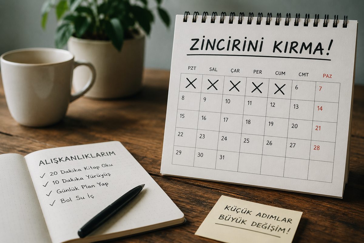7-21-90 Kuralıyla Alışkanlık Kazanma: Zinciri Kırmadan İlerle